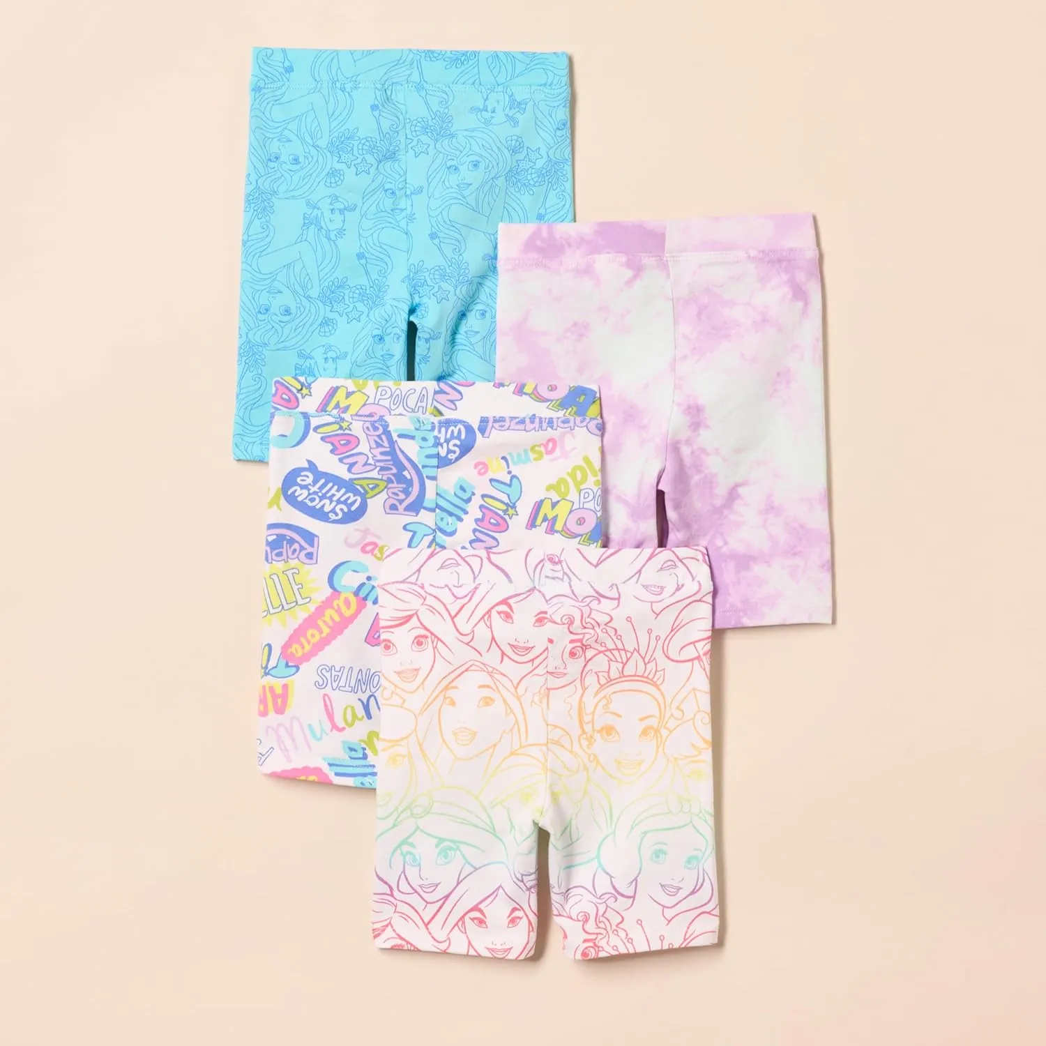 Amazon Essentials Disney | Marvel | Star Wars | Frozen | Princess Girls and Toddlers' Bike Shorts (Previously Spotted Zebra)