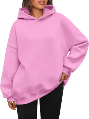 AUTOMET Womens Oversized Hoodies Fleece Sweatshirts Hooded Pullover 2025 Fashion Fall Clothes Trendy Outfits Winter Sweater
