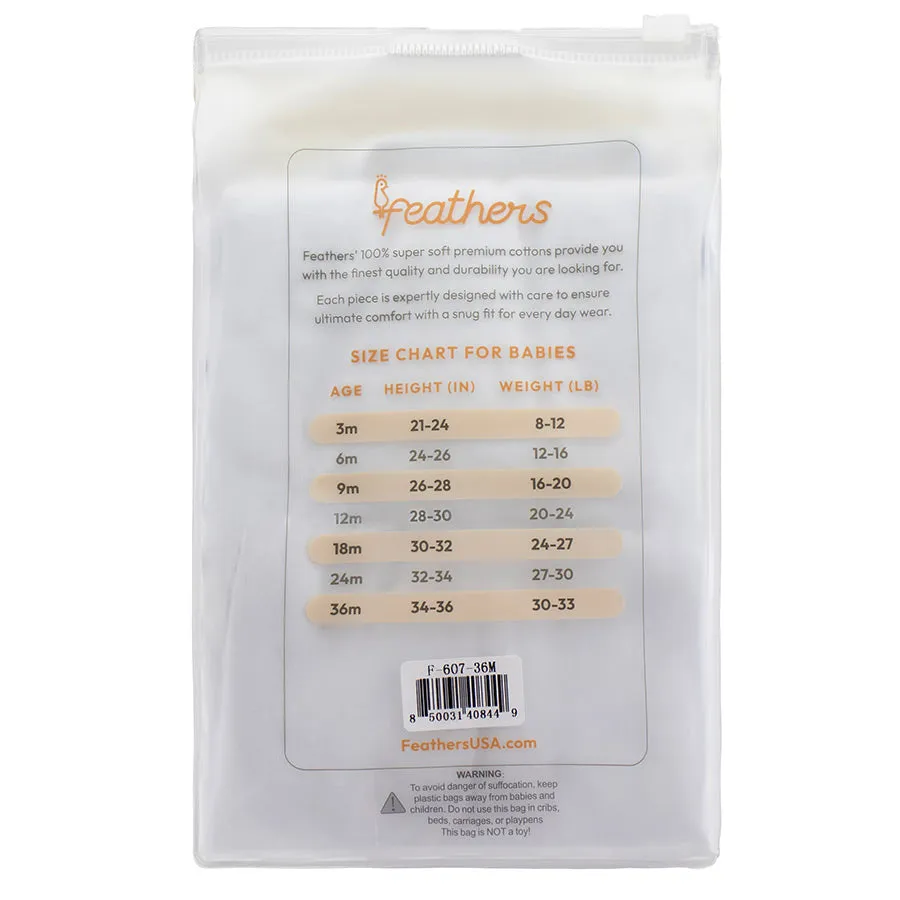 Babies Feathers Sleeveless Undershirts - 2 Pk