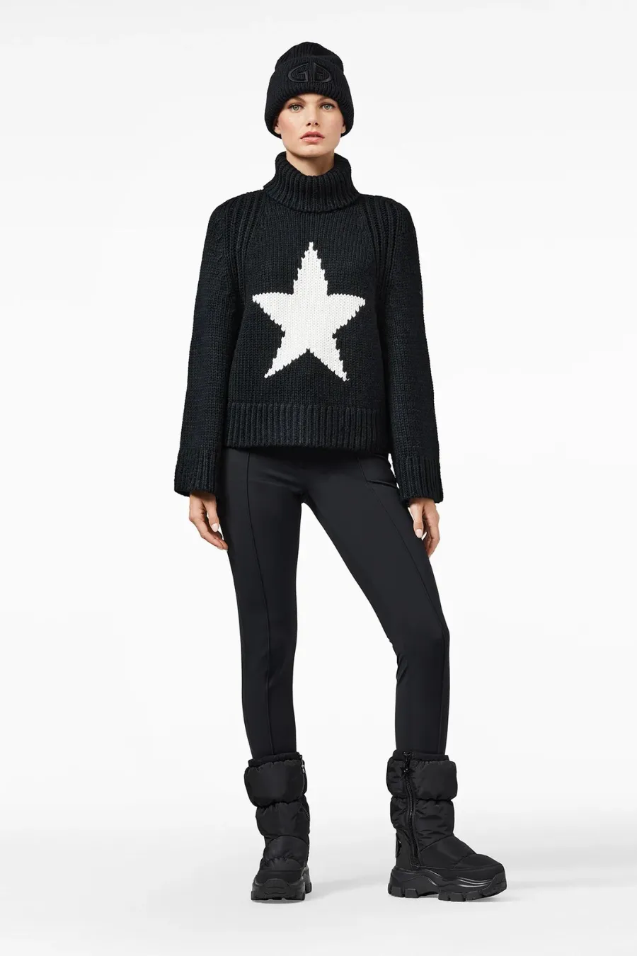 Beauty Long Sleeve Knit Sweater Black