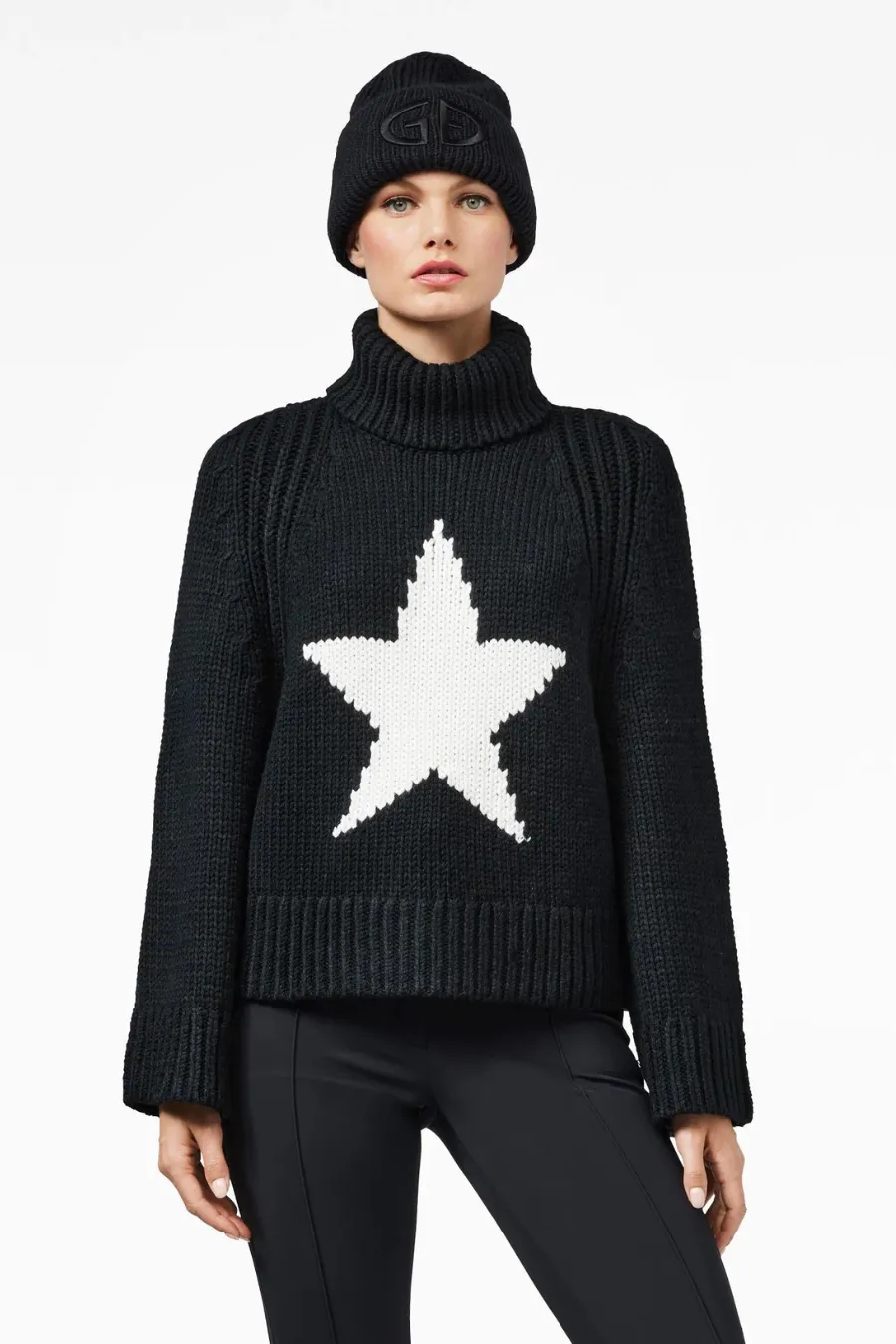 Beauty Long Sleeve Knit Sweater Black