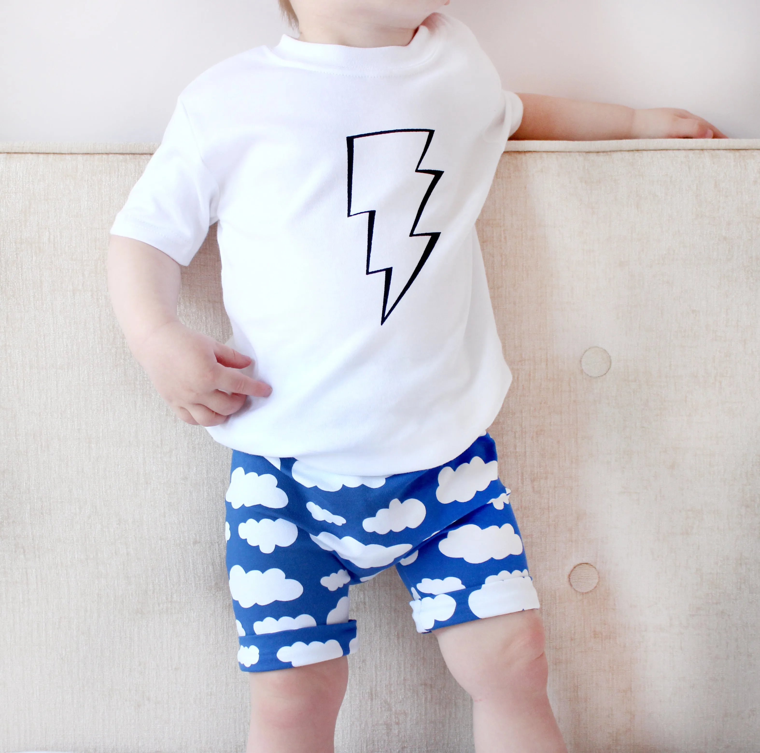 Blue cloud Shorts