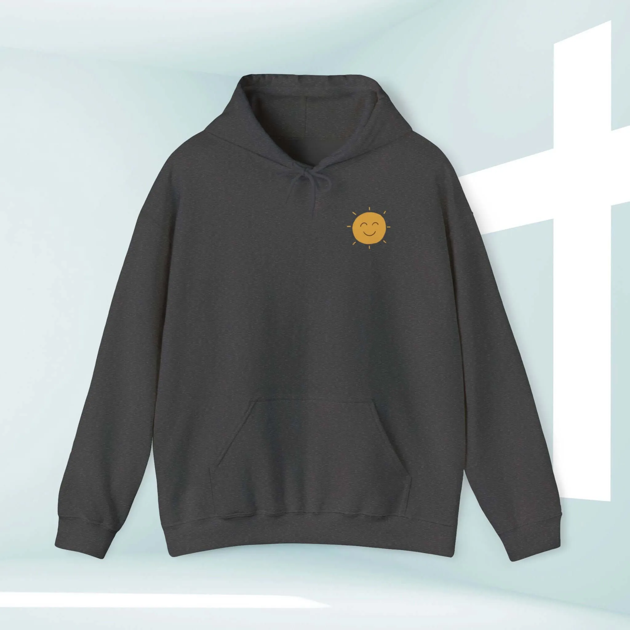 Christian Hoodie, Shine Your Light Boho Hooded Sweatshirt Christian Apparel