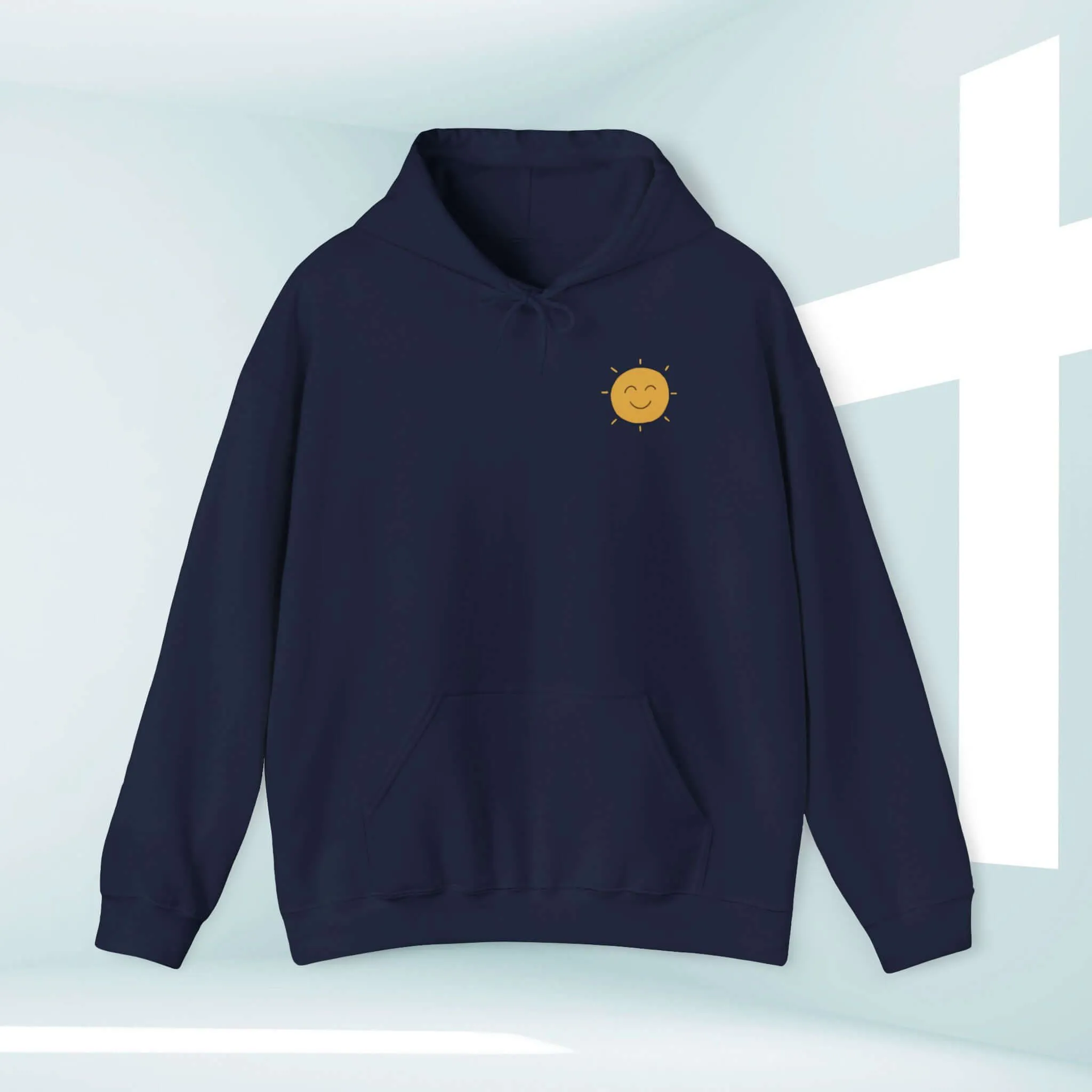 Christian Hoodie, Shine Your Light Boho Hooded Sweatshirt Christian Apparel
