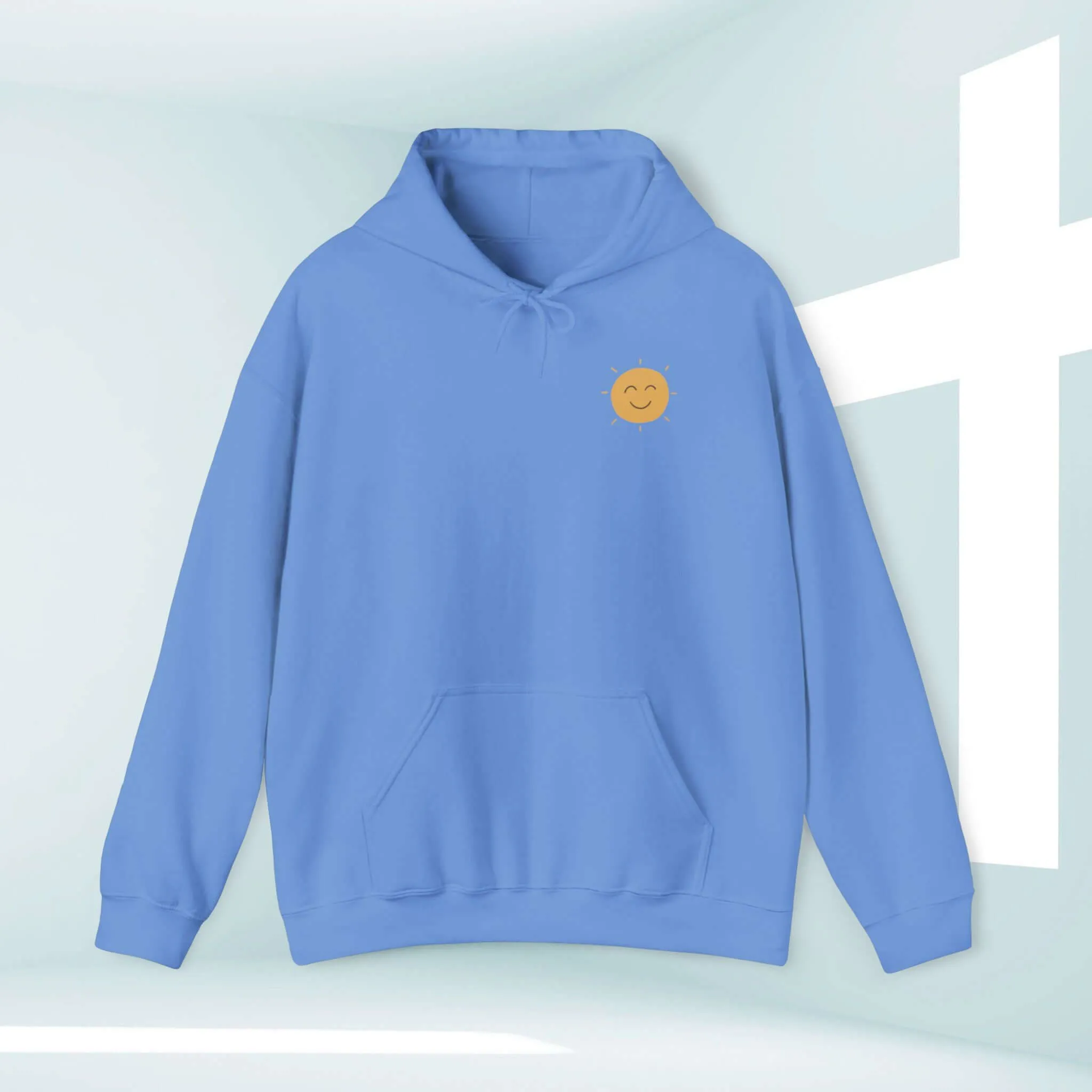Christian Hoodie, Shine Your Light Boho Hooded Sweatshirt Christian Apparel