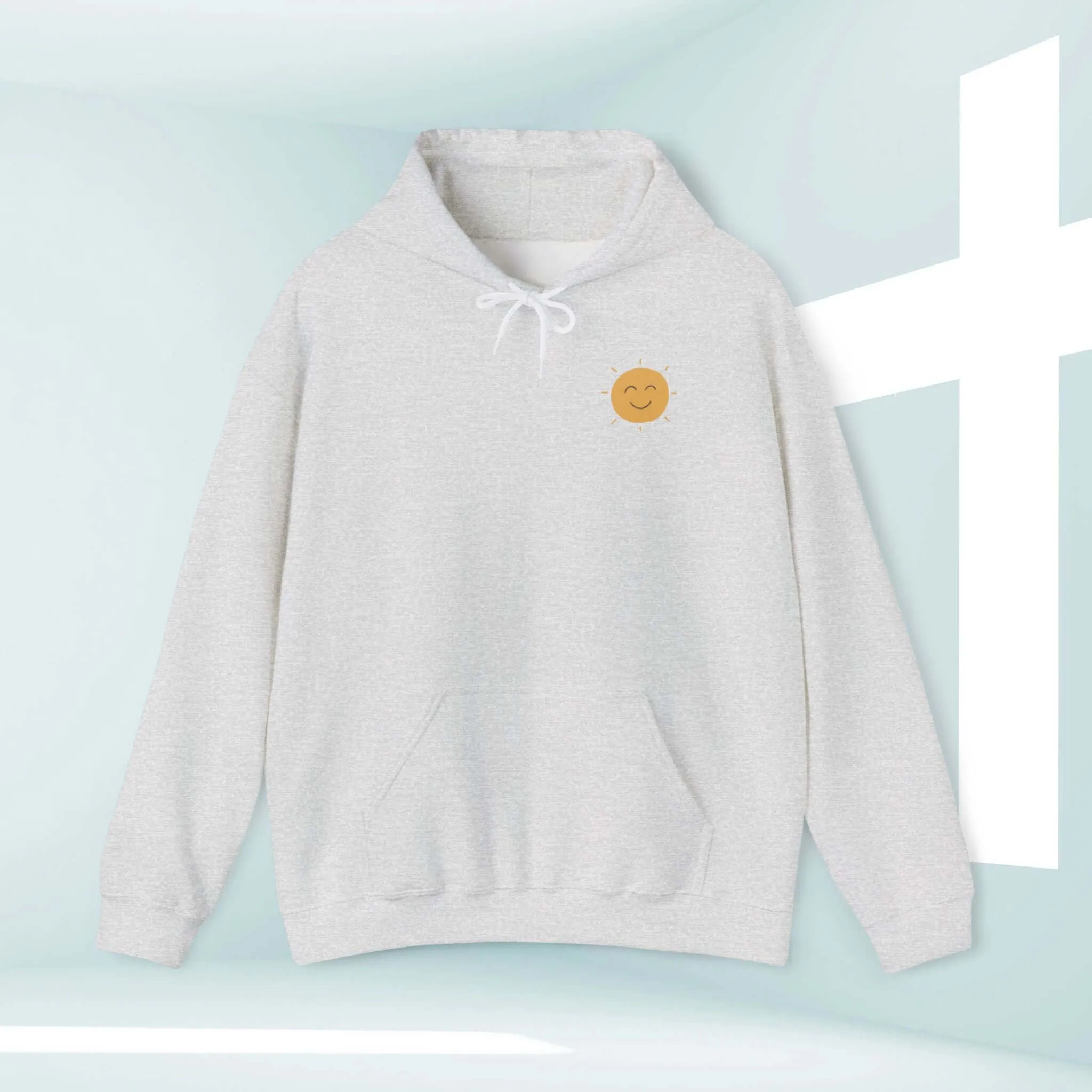 Christian Hoodie, Shine Your Light Boho Hooded Sweatshirt Christian Apparel