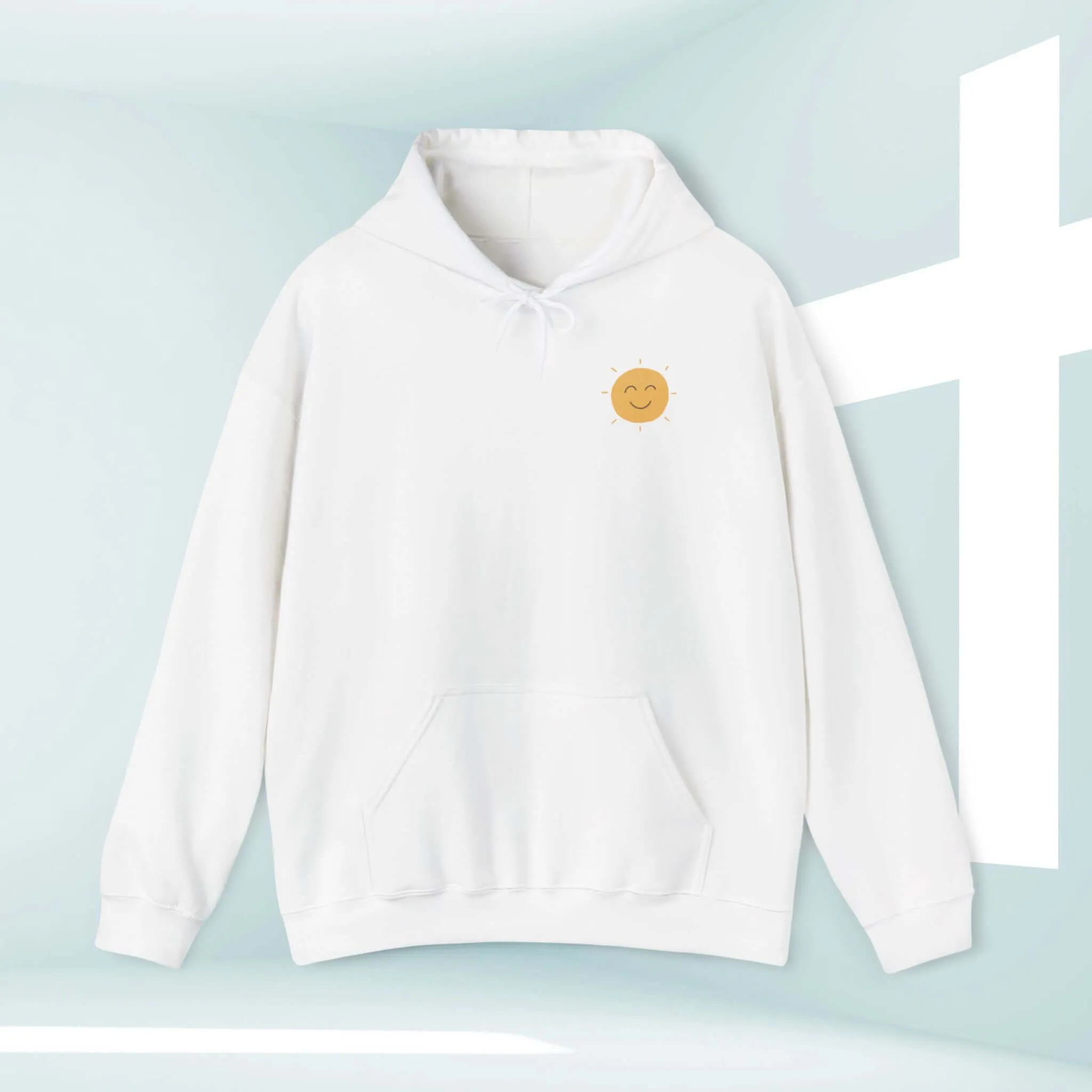 Christian Hoodie, Shine Your Light Boho Hooded Sweatshirt Christian Apparel