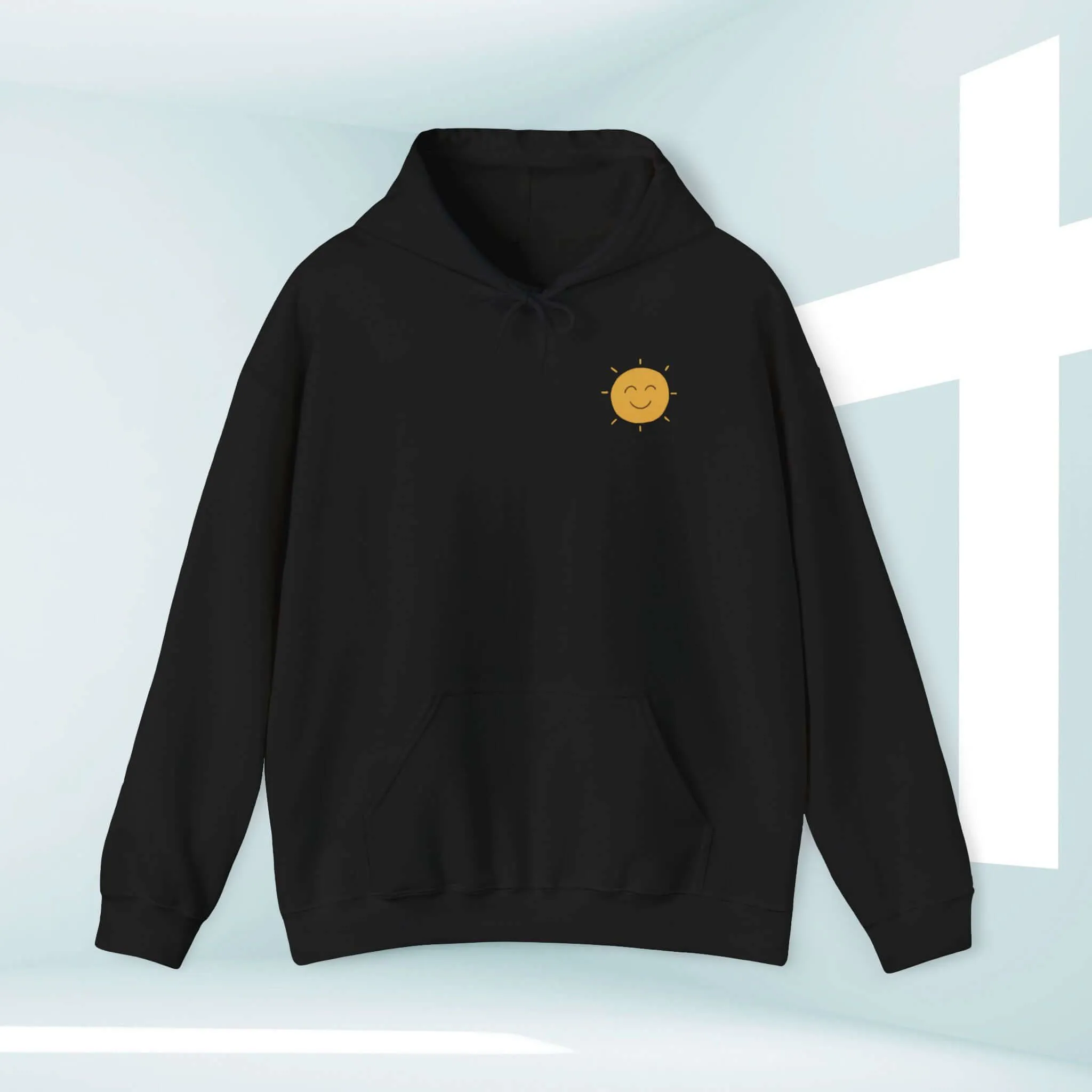 Christian Hoodie, Shine Your Light Boho Hooded Sweatshirt Christian Apparel