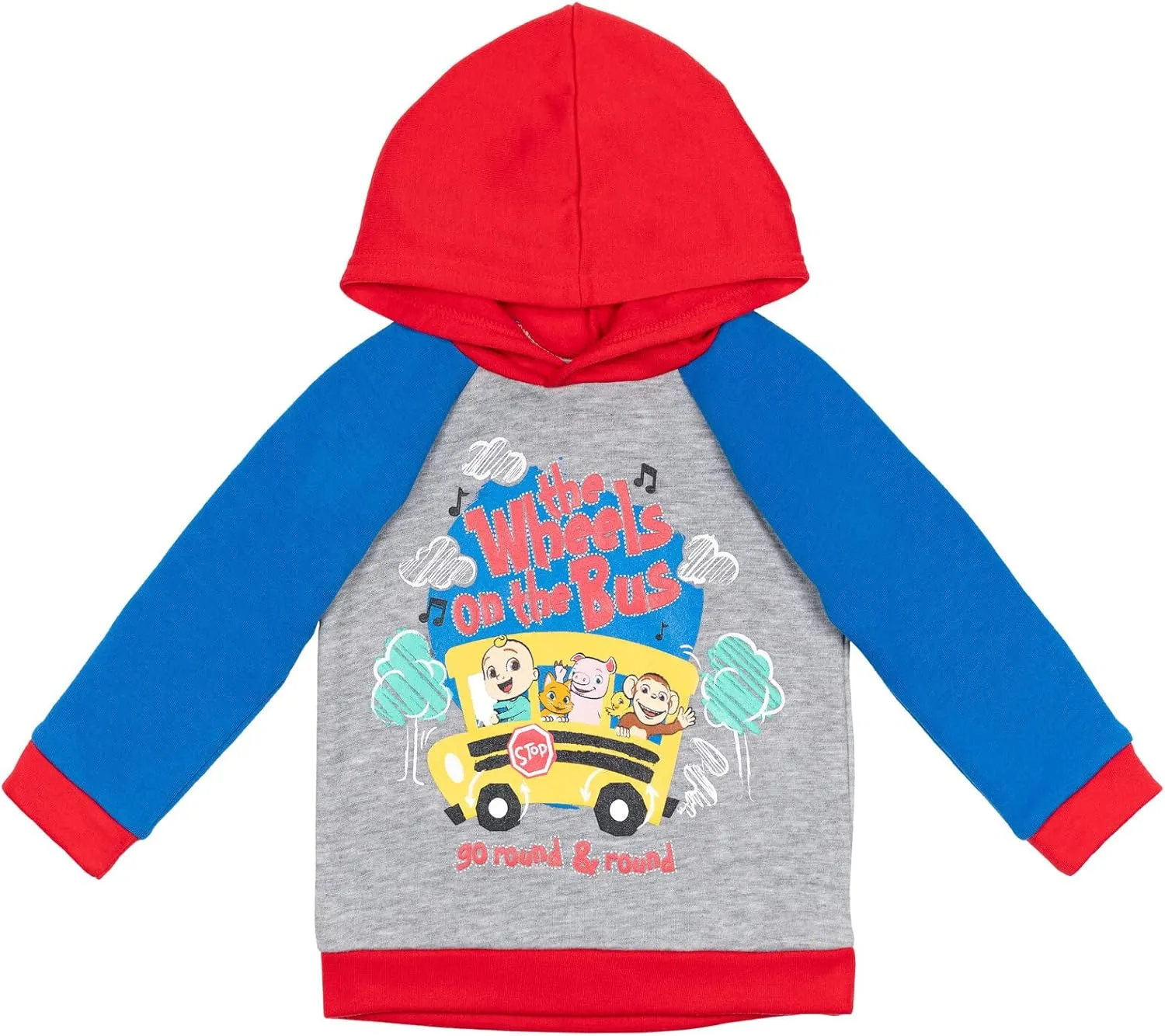 CoComelon JJ Pullover Hoodie and Pants Outfit Set Infant to Toddler