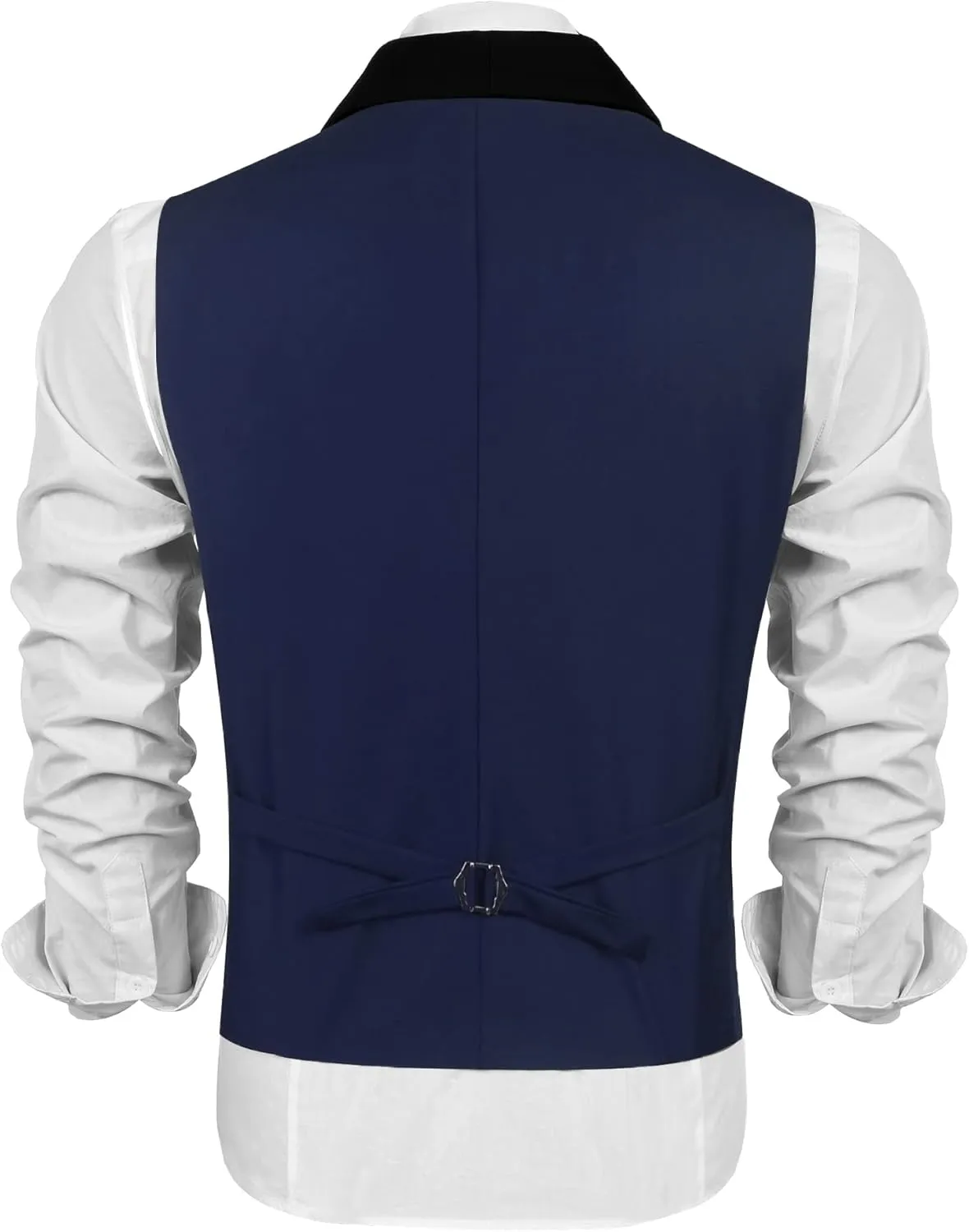 COOFANDY Men's Suit Vest Slim Fit Formal Business Dress Vest Casual Wedding Waistcoat