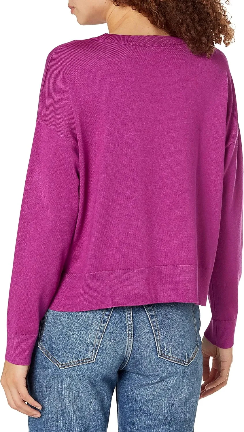 DKNY Women's Pocket Comfy Easy Sportswear Sweater