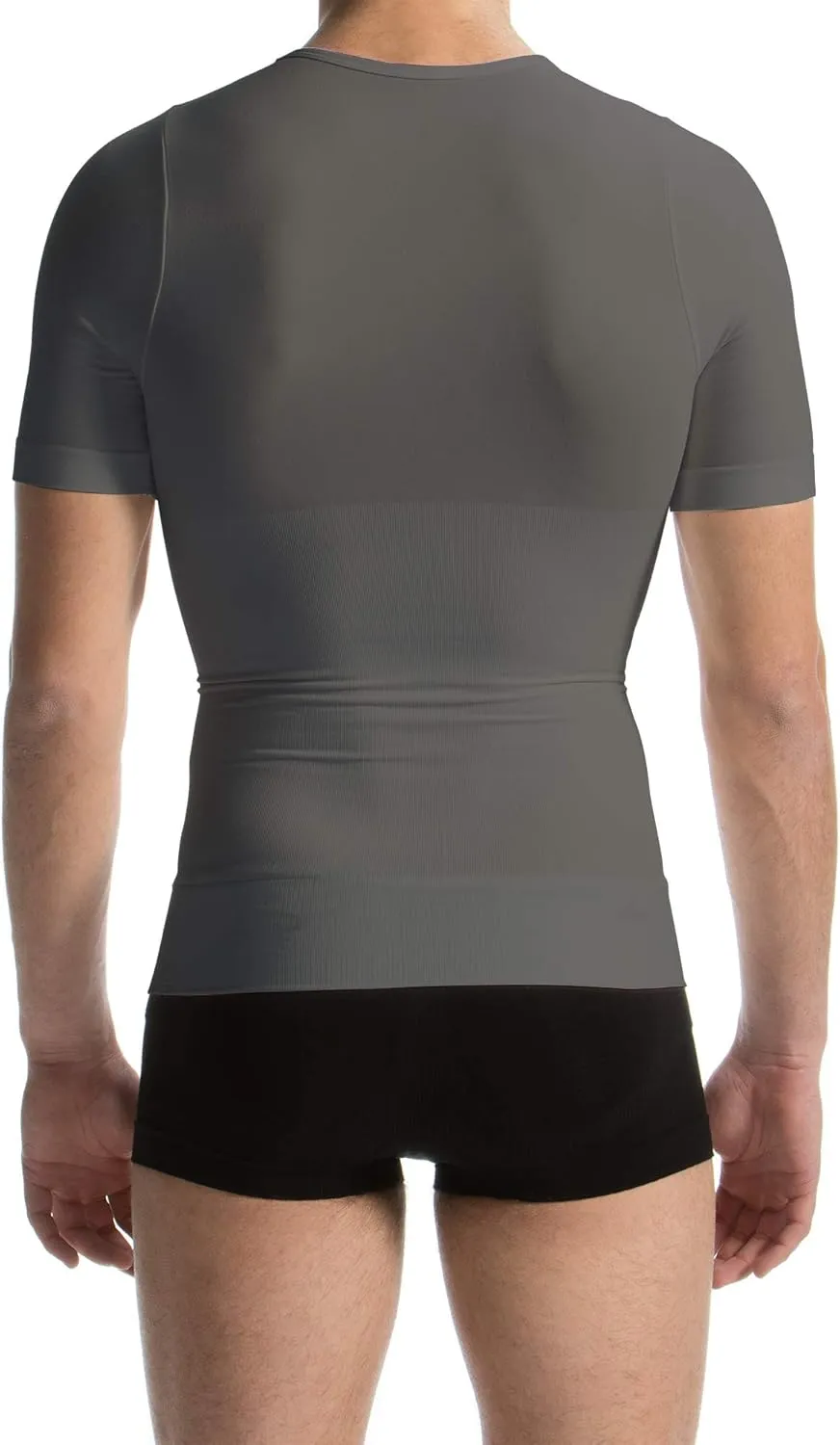 Farmacell Short Sleeve Compression Shirt Men Made in Italy - Seamless Shapewear Tummy Control - T Shirt Body Shaper - 419
