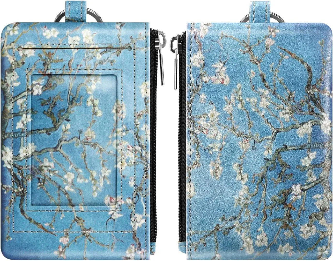 Fintie Zip ID Case Card Holder, Slim Coin Purse Wallet RFID Blocking Change Pouch with Key Chain
