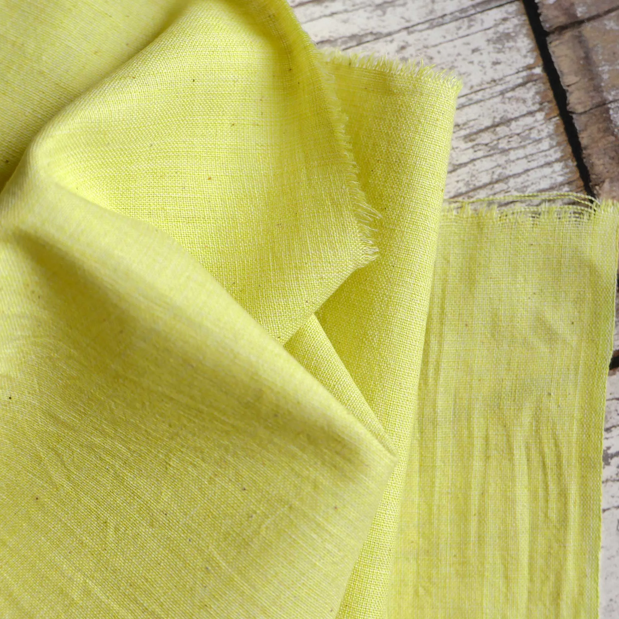 Handloom Cotton Lime