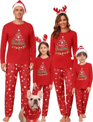 iClosam Family Christmas Pajamas Matching Sets Christmas Pjs Sleepwear Xmas Jammies for Women/Men