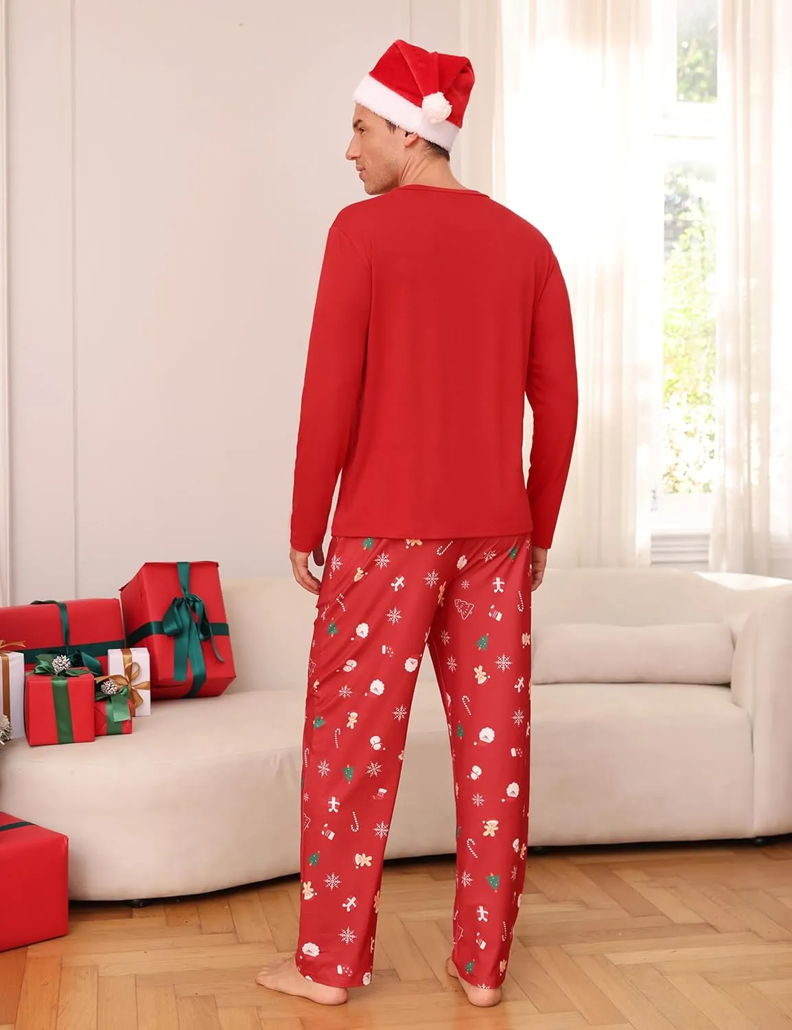 iClosam Family Christmas Pajamas Matching Sets Christmas Pjs Sleepwear Xmas Jammies for Women/Men