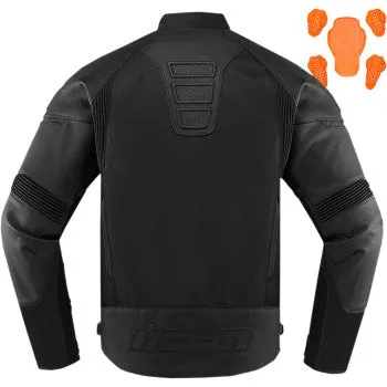Icon Contra 2 CE Men's Motorcycle Jacket Stealth