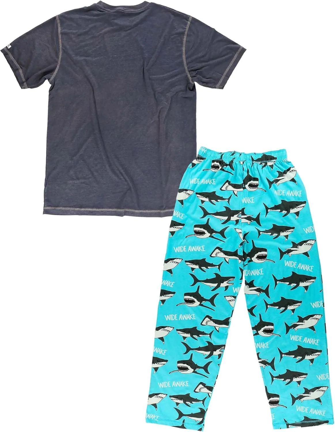 Lazy One Pajama Sets for Men, Short Sleeve Cotton Pajama Shirt and Pants with Funny Animal Prints, Comfy Pajamas for Men