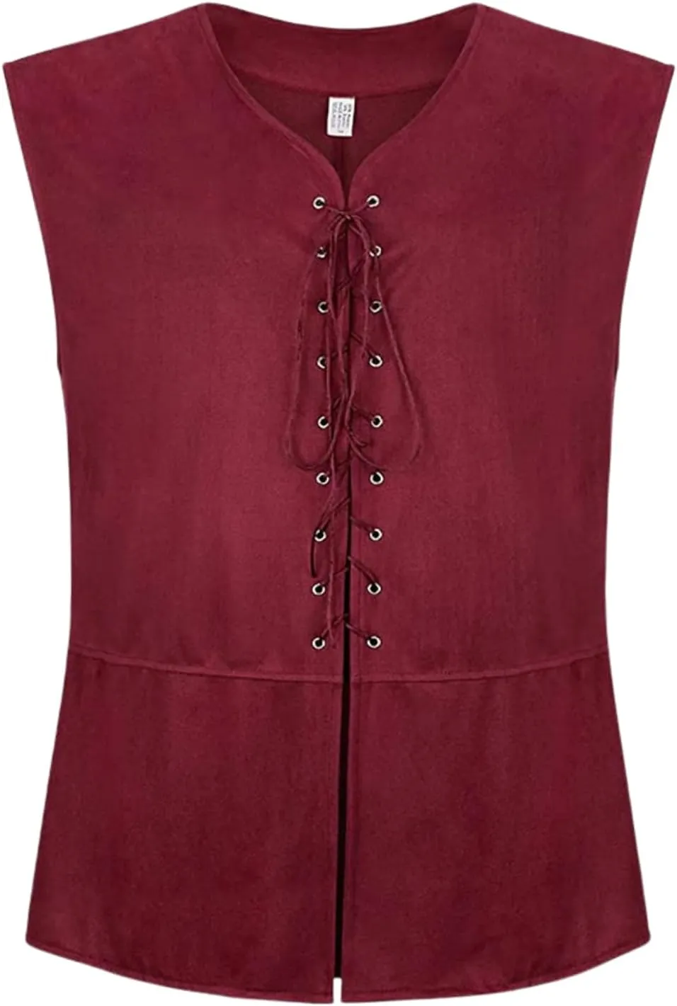 LMYOVE Men's Medieval Renaissance Vest, Steampunk Waistcoat Costume, Pirate Gothic Waistcoat