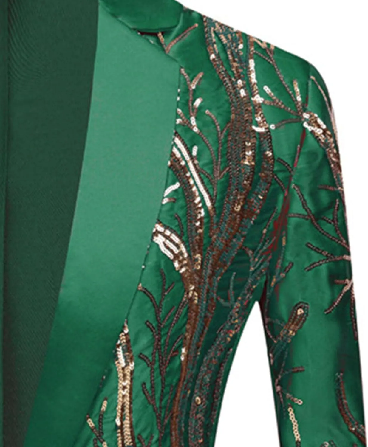 Mens Dinner Tux Dress Blazer Wedding Gold Sequin Suit Jacket Sport Coat Party Prom Jacket Vest Pants Set