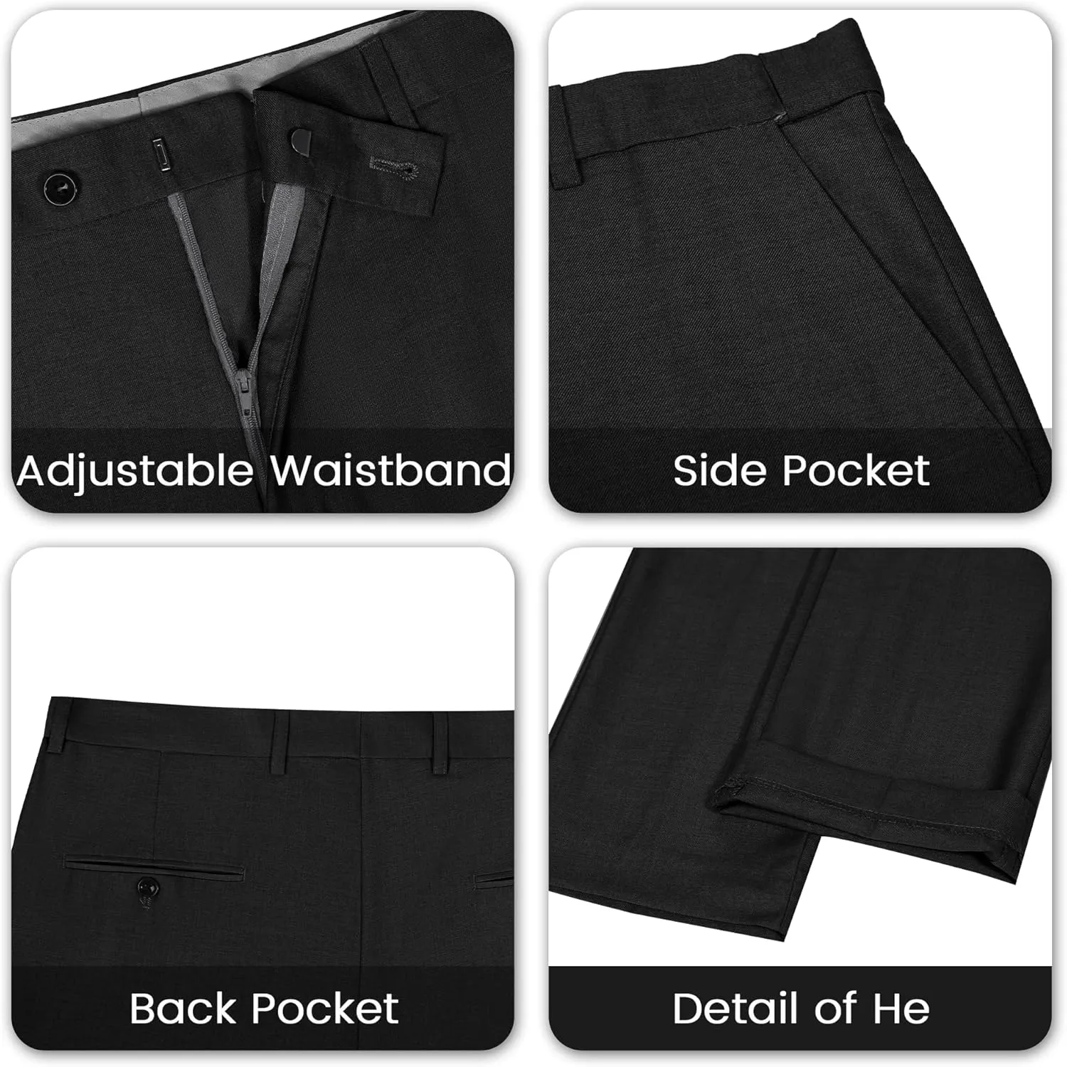 Mens Double Breasted Suit Slim Fit 3 Piece Suit Peak Lapel Solid Blazer Jacket Vest Pant Tuxedo Set for Wedding Business