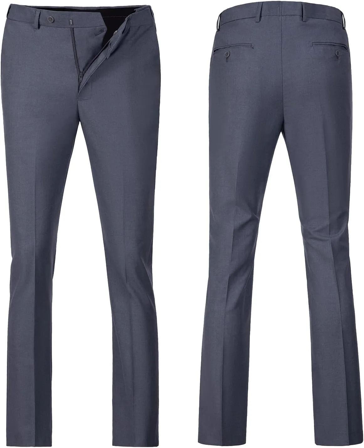 Men's Suit 2 Piece Vest Set Slim Fit Dress Suit Casual Suit Waistcoat Pant