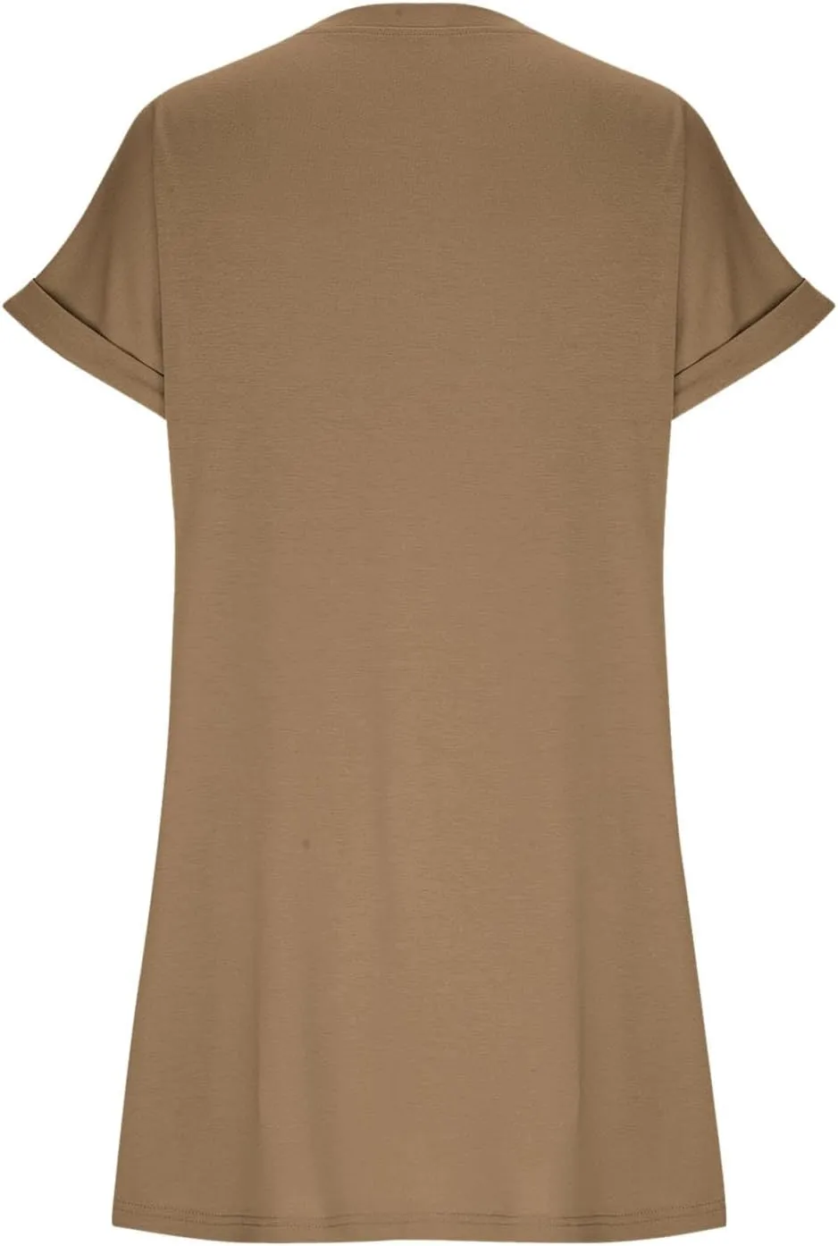 Mini Dress for Women Beach Vacation Pocket Mini Dresses for Women with Short Sleeves Summer Casual Loose Wrap Dress