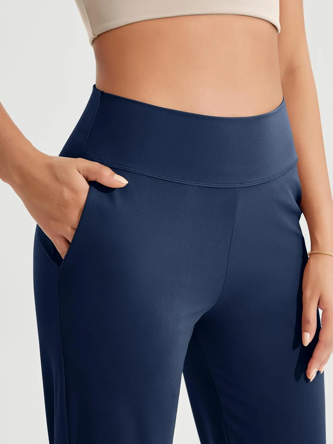 ODODOS Cloud Feeling Jogger Pants with Pockets for Women High Waist Sweatpants Casual Lounge Ankle Pants