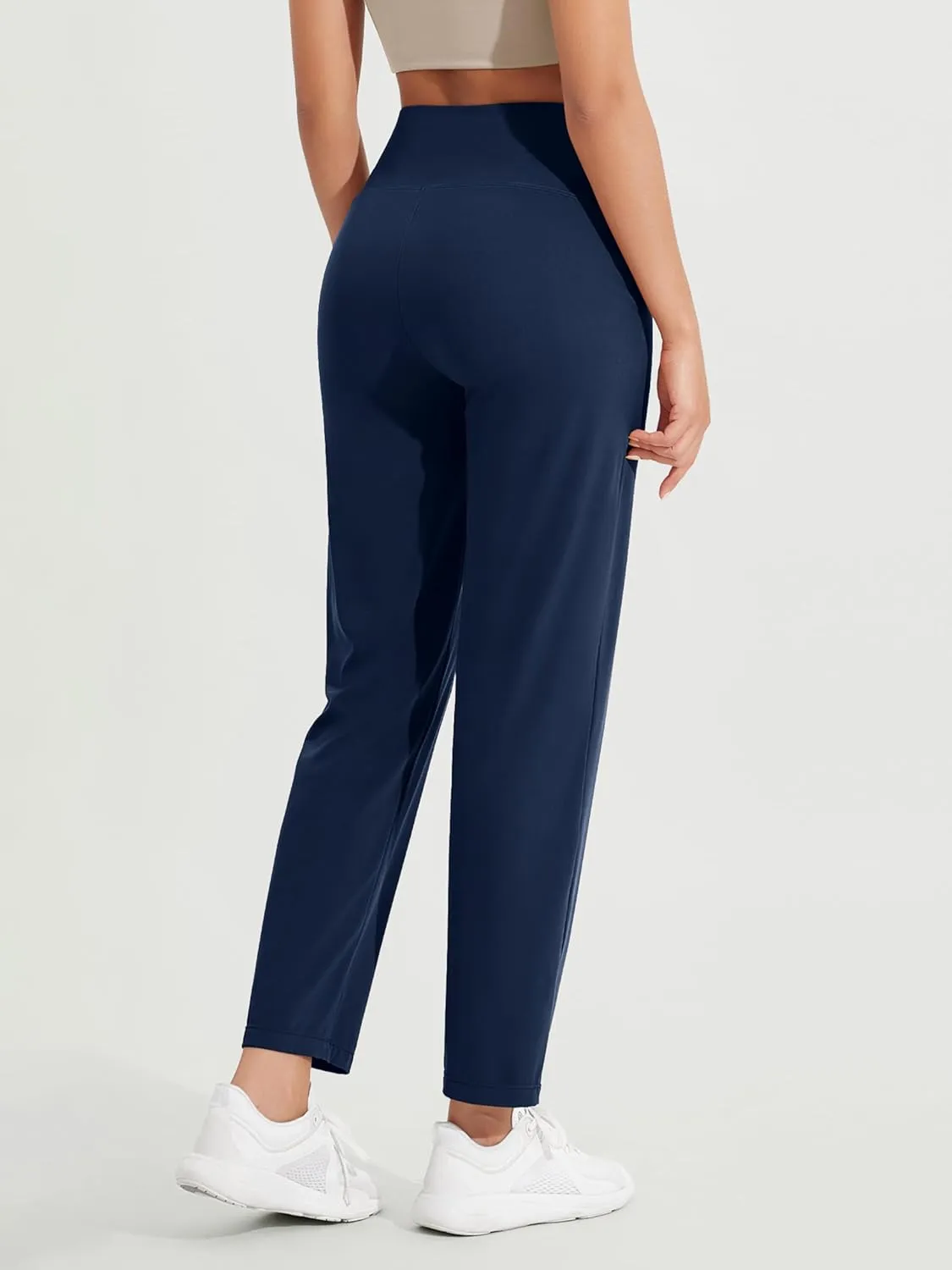 ODODOS Cloud Feeling Jogger Pants with Pockets for Women High Waist Sweatpants Casual Lounge Ankle Pants