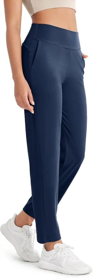 ODODOS Cloud Feeling Jogger Pants with Pockets for Women High Waist Sweatpants Casual Lounge Ankle Pants