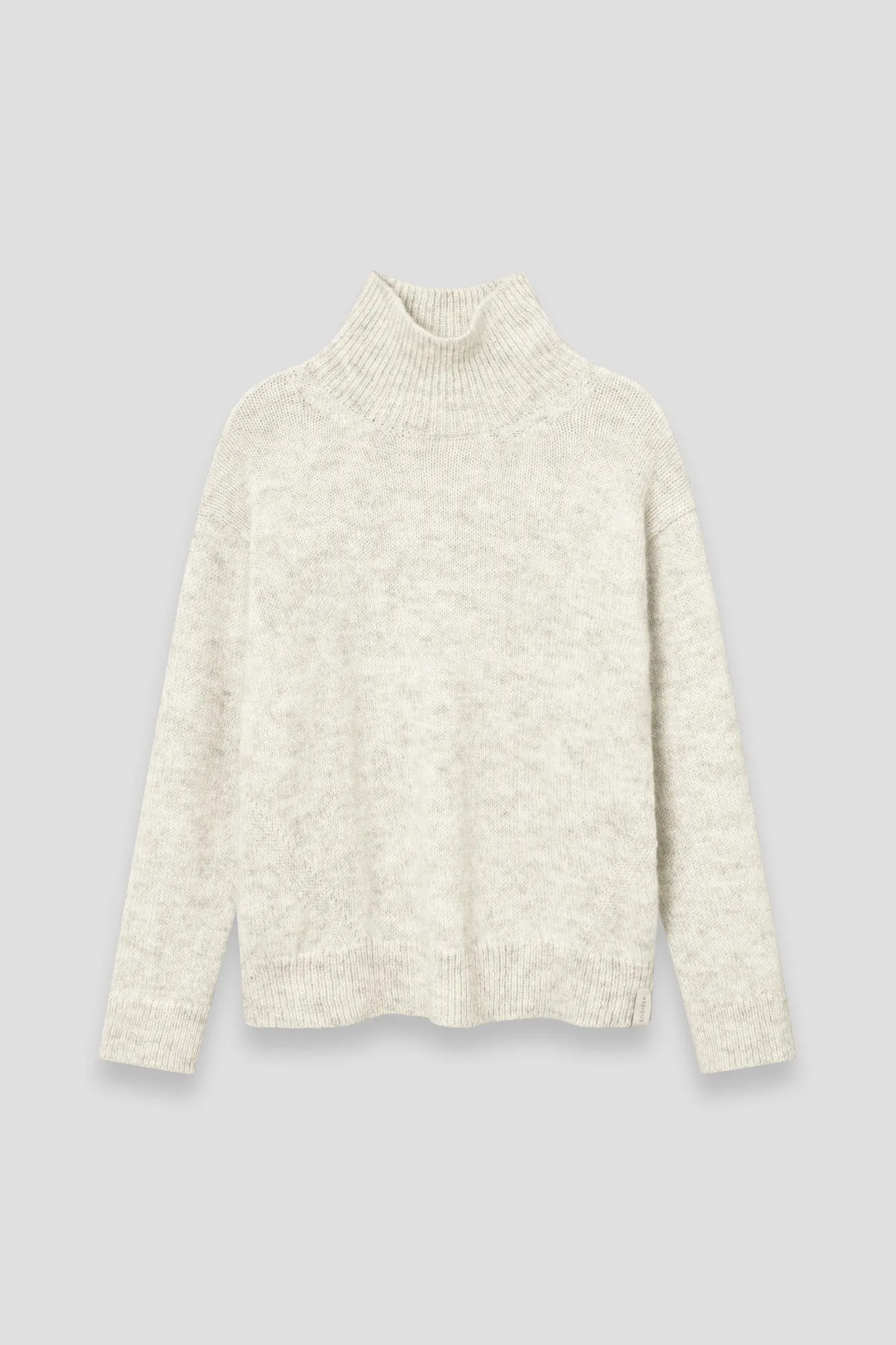 Oma Knitted Turtleneck - Sand Melange