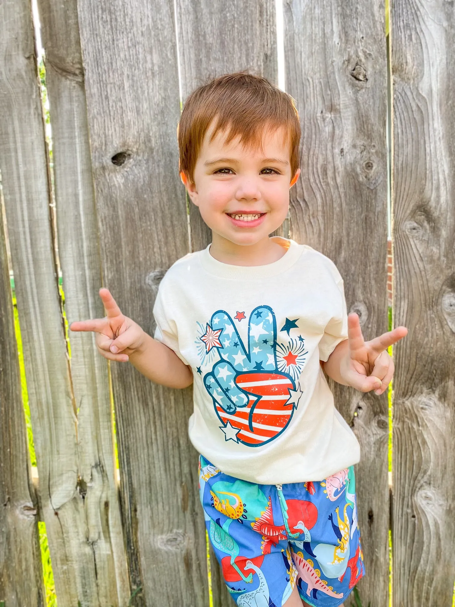 Patriotic Peace Sign T-Shirt (Kids)