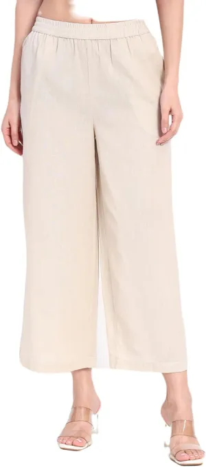 PIDAVLIYA'S Women's Wide Leg Pants Elastic High Waist Casual Yoga Workout Palazzo Pants & Trousers with Pockets