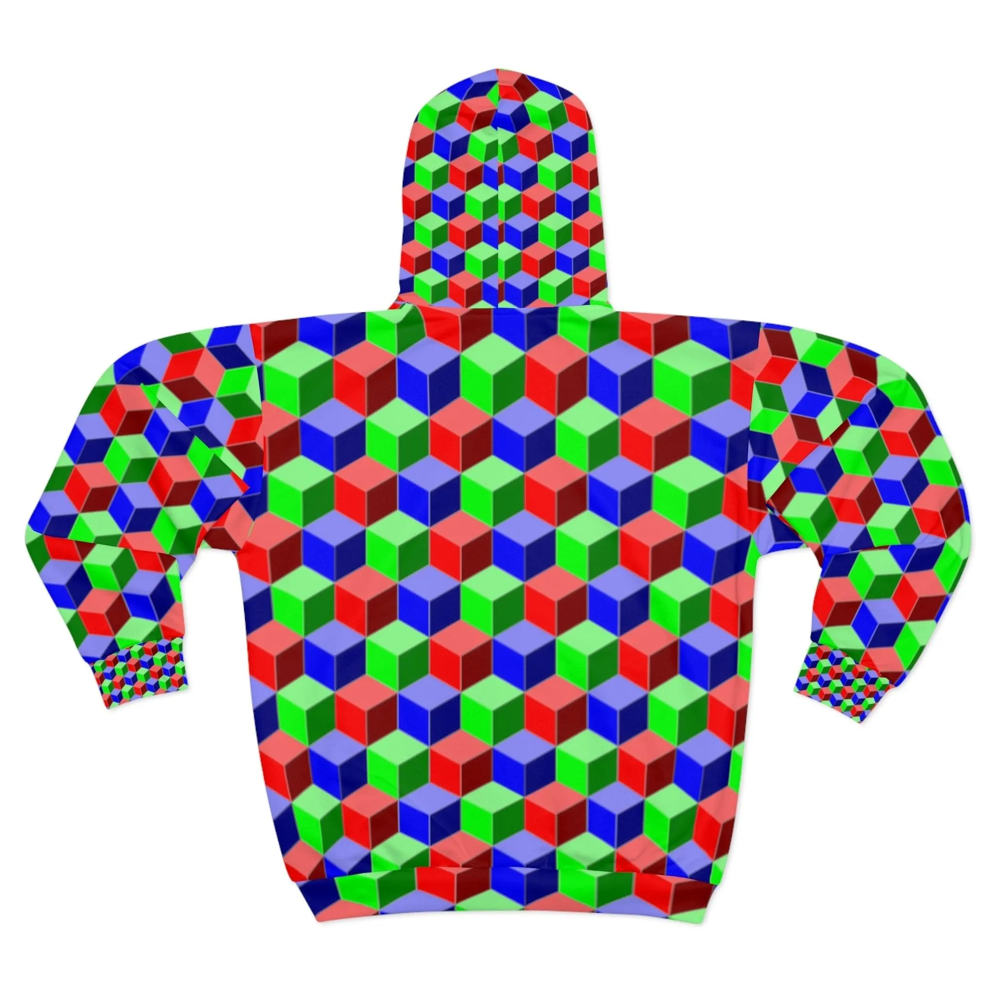 Qubed Unisex Zip Hoodie