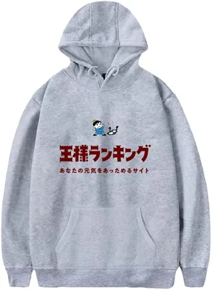 Ranking of Kings Hoodies - Casual Anime Pullovers Sweatshirt