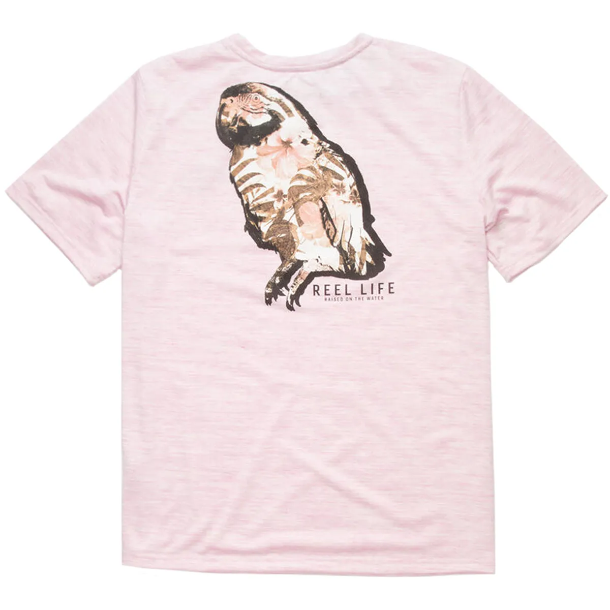 Reel Life Parrot Paradise Coastal Performance T-Shirt - Winsome Orchid