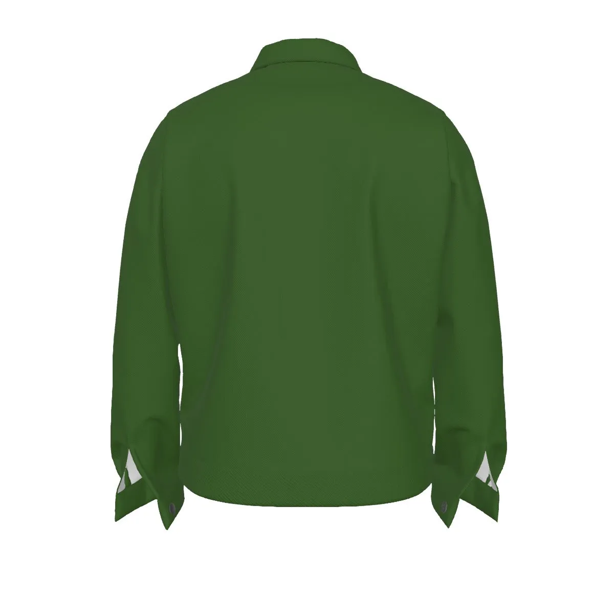Sixty Eight 93 Logo White Forest Green Unisex Lapel Jacket