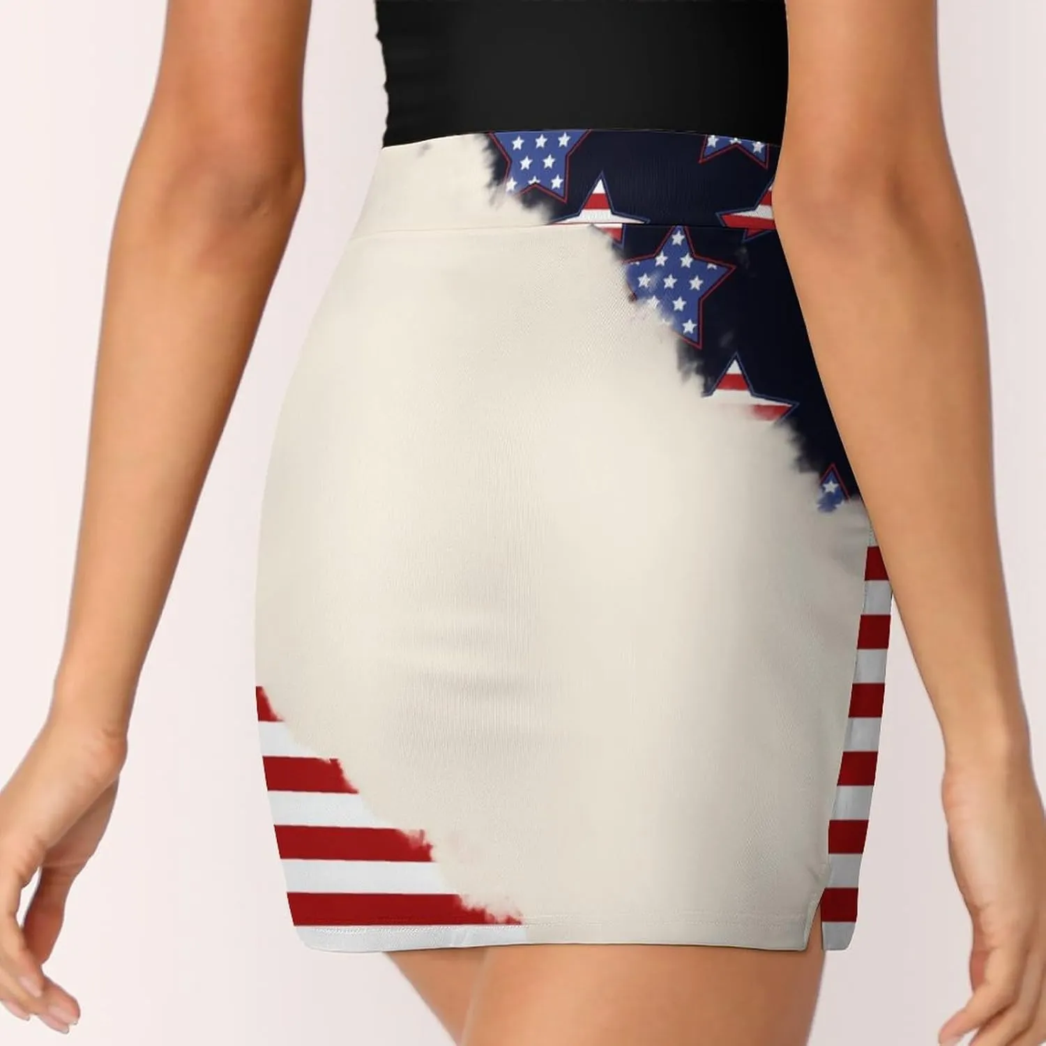 TAIZIYEAH American Flag Black Tennis Skirts for Women Athletic Golf Skorts Loose