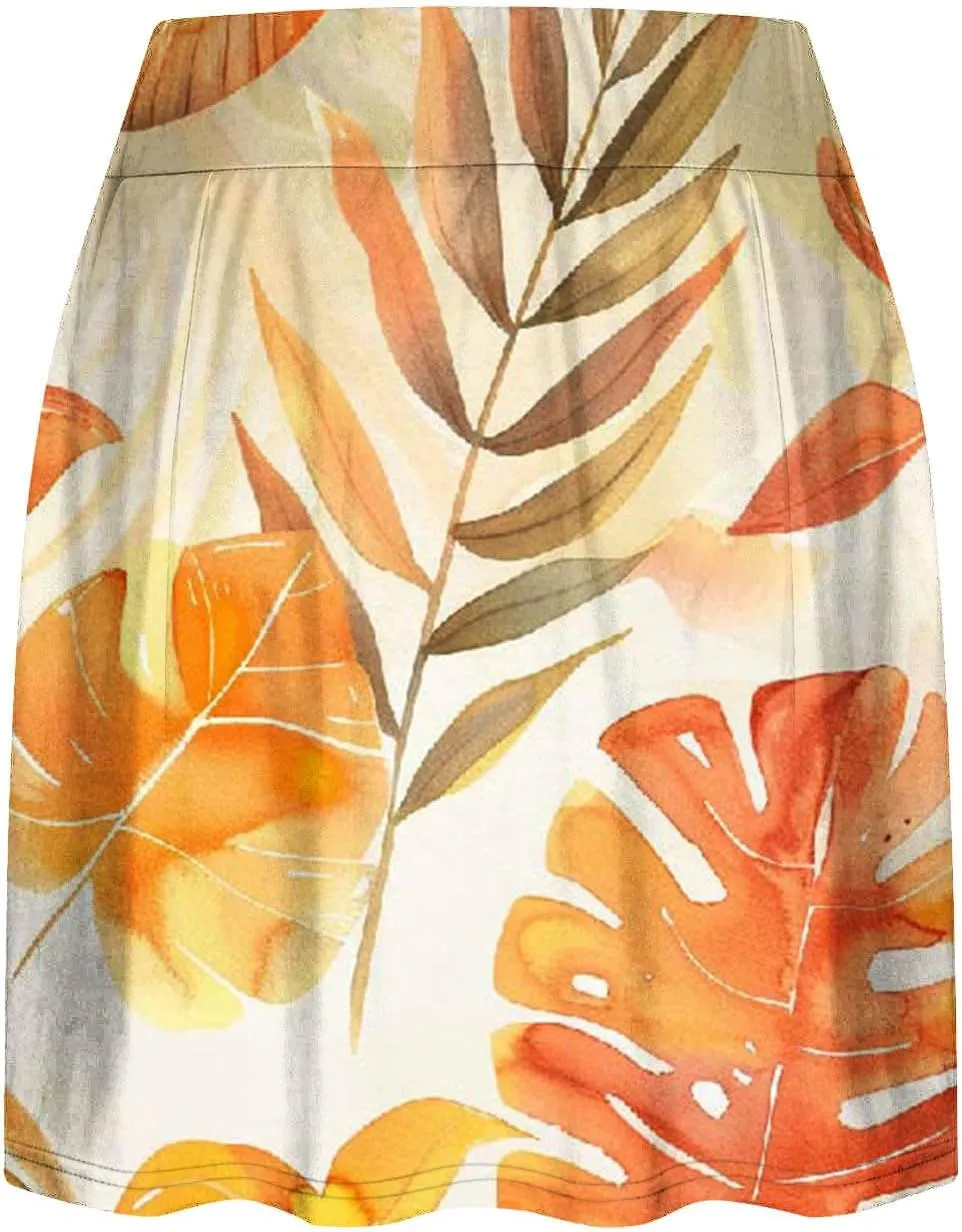 TANGNADE Skorts for Women Dressy Casual Skirt Athletic Inner Shorts for Running Tennis Golf Comfy Workout Sports Outfits