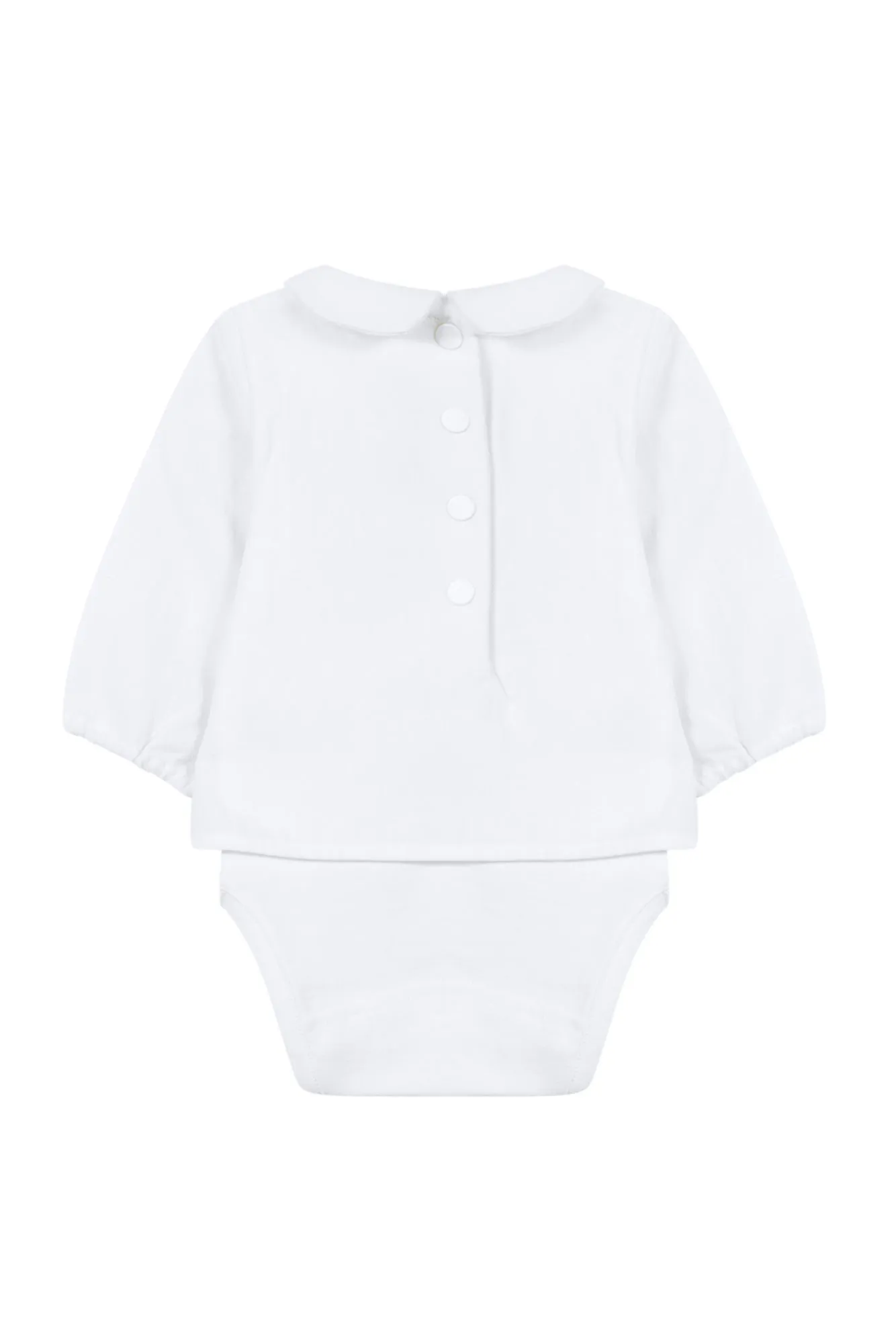 TAR White Collared Onesie