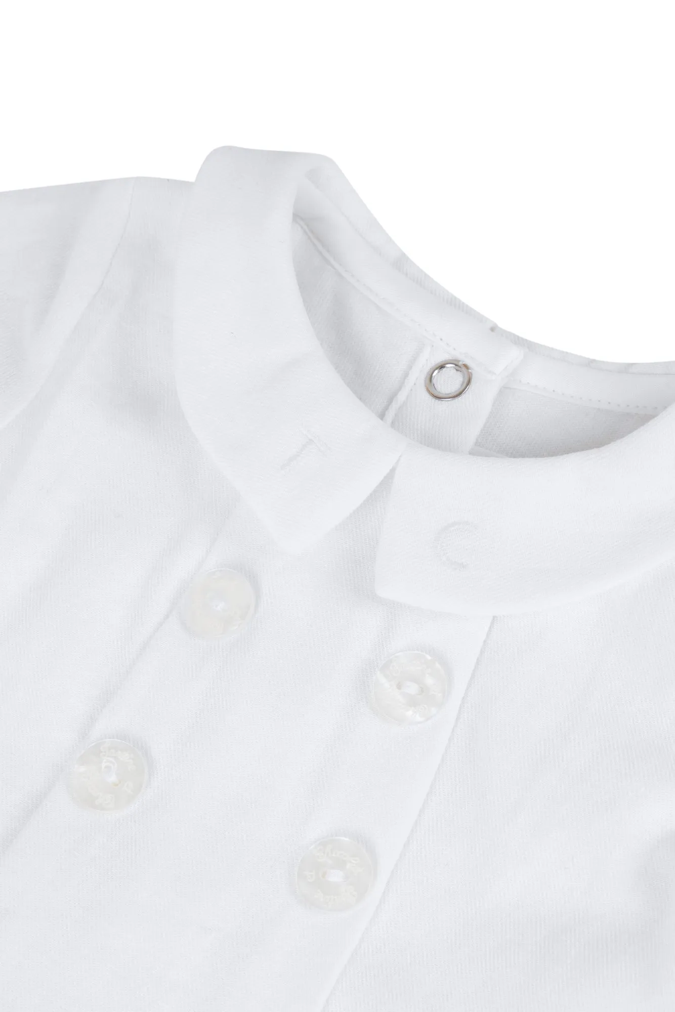 TAR White Collared Onesie