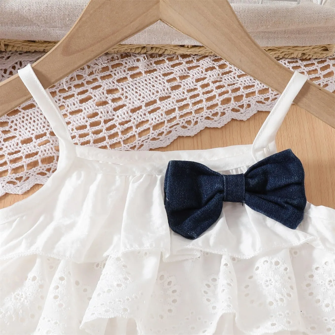 Toddler Baby Girls Clothes Summer Outfits Fruit Print Bow Camisole Top and Casual Shorts 2-piece Summer Clothing Set