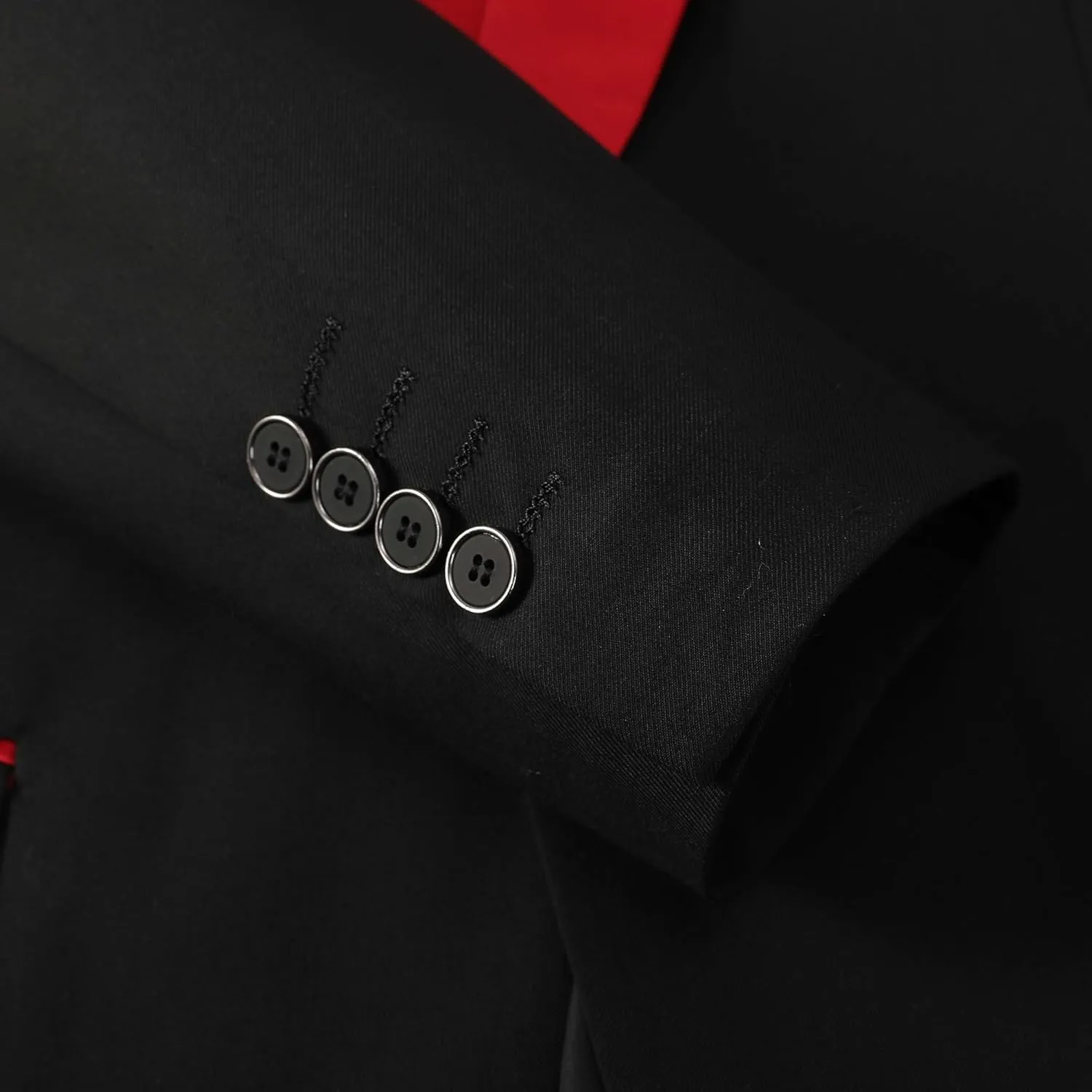 Tuxedo Suits for Men 3 Pieces Wedding Prom Dinner Party Shawl Collar Blazer Vest Pants Set with Black Stripe Bow Tie