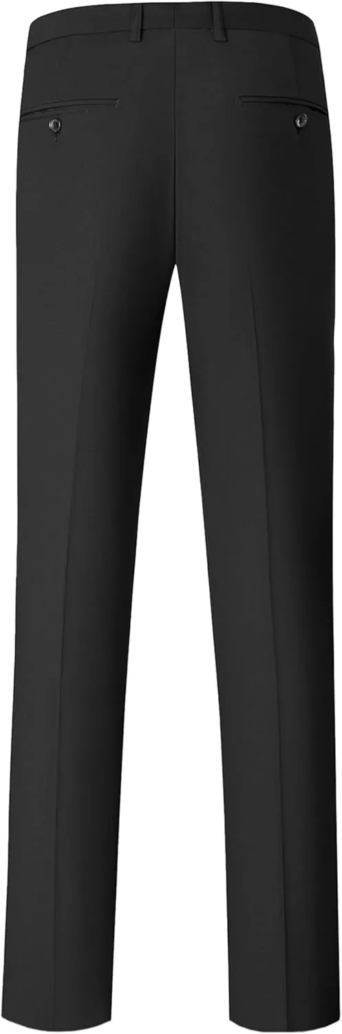 Tuxedo Suits for Men 3 Pieces Wedding Prom Dinner Party Shawl Collar Blazer Vest Pants Set with Black Stripe Bow Tie
