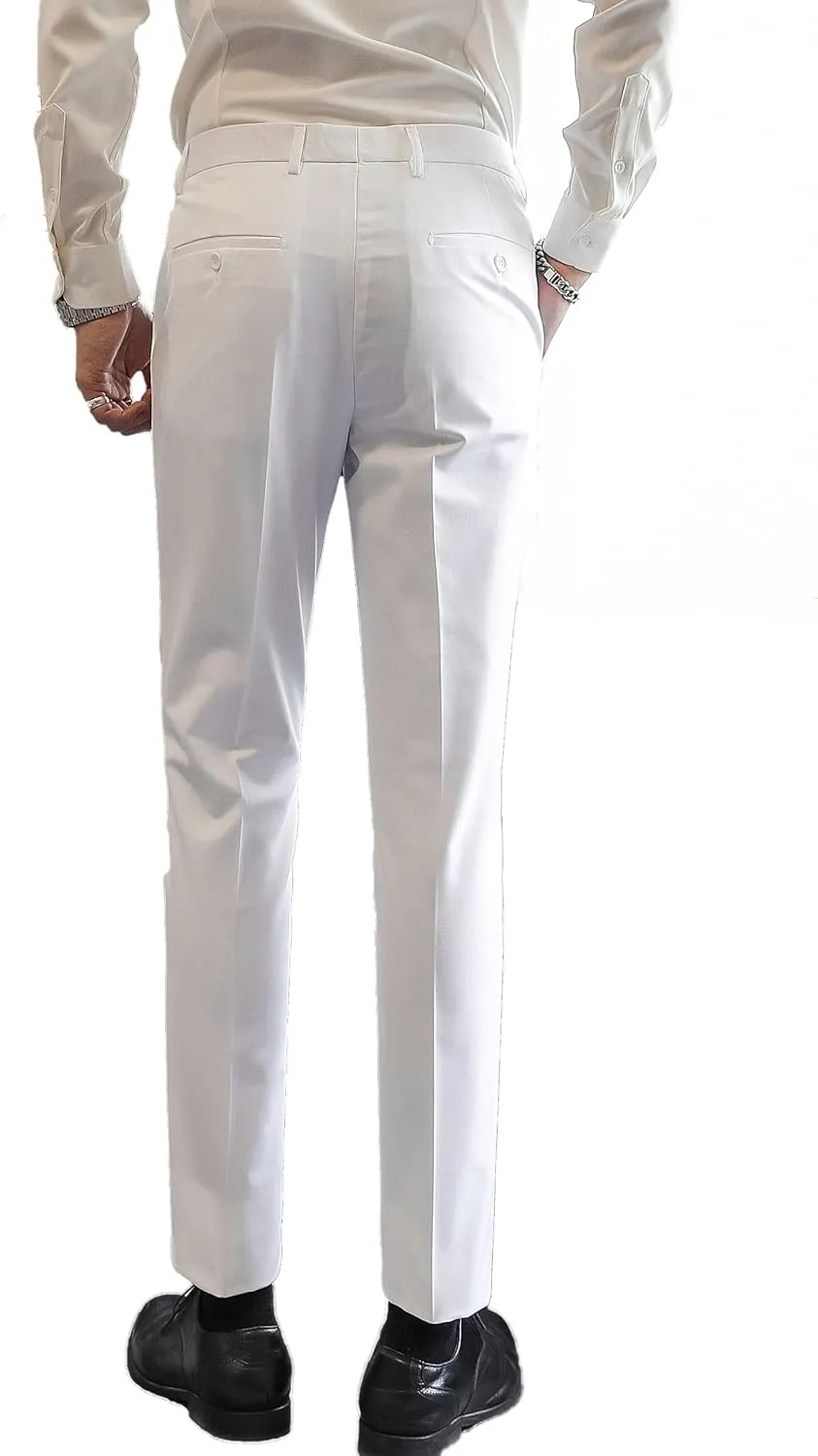 UNINUKOO Mens Suits 2 Piece Double Breasted Tuxedo Suit Slim Fit Wedding Party Dress Formal Suits for Men