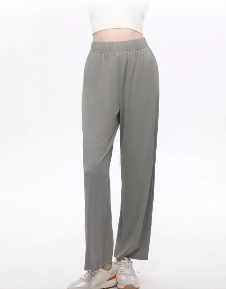 Women Casual Wide Leg Pants High Waisted Loose Yoga Sweatpants Comfy Lounge Athletic Workout Pants SLP5M222T