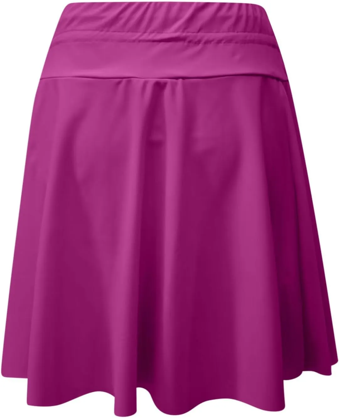 Women's High Waisted 15'' Swim Skirt Boxer Liner Quick Dry Bathing Suit Tankini Swimsuit Bottoms with Zipper Pocket