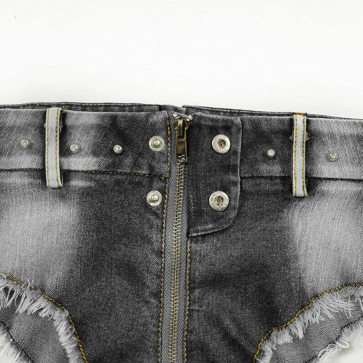 Women's Stretch Mini Denim Shorts Low Waist High Cut Hot Pants Jeans for Nightclubs Bars and Beaches