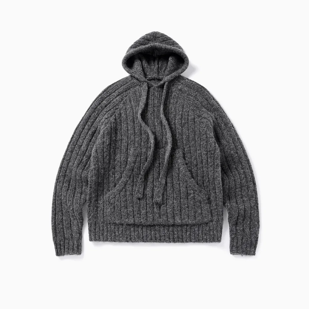 wool sweater hoodie   N4777