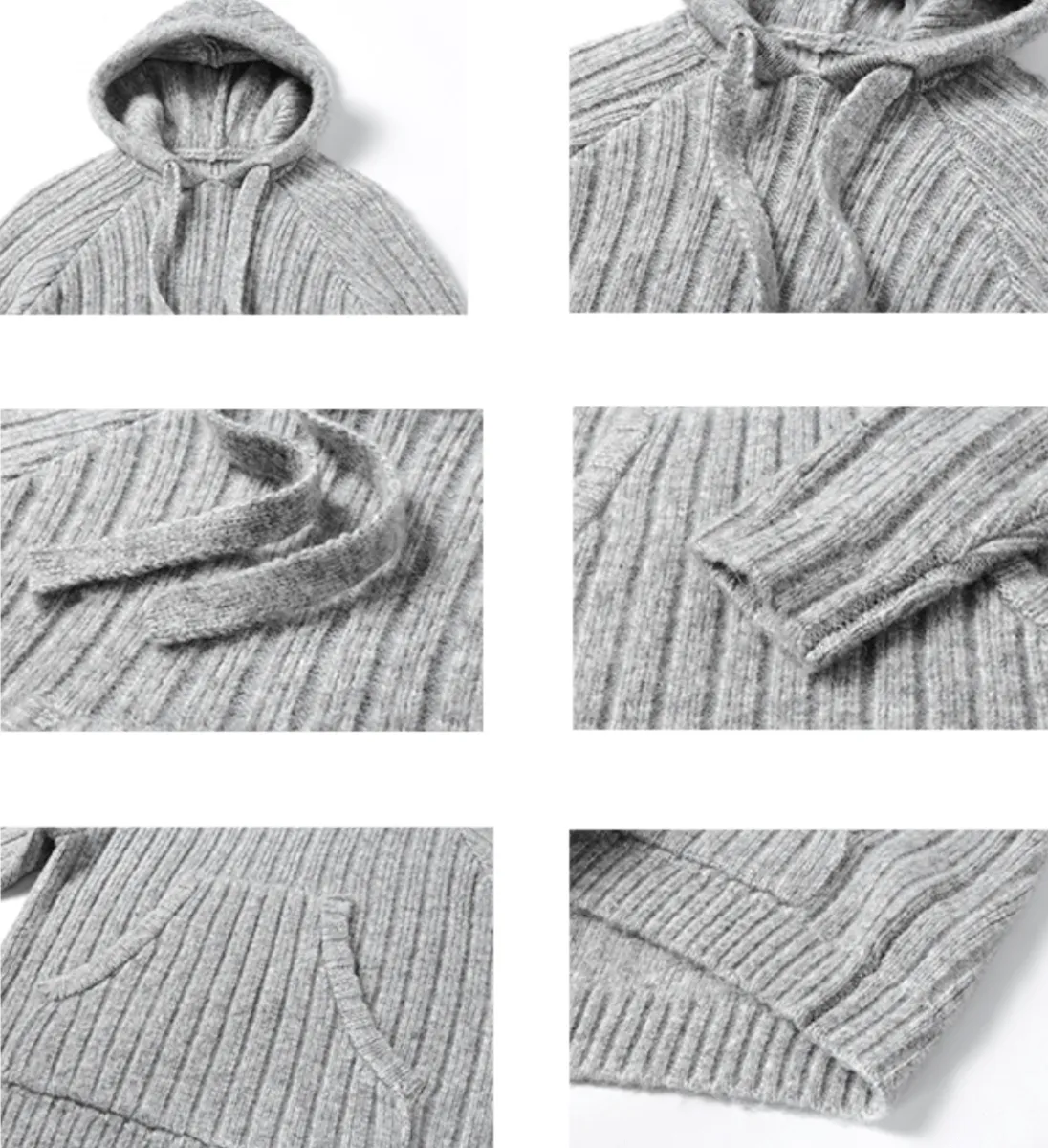wool sweater hoodie   N4777